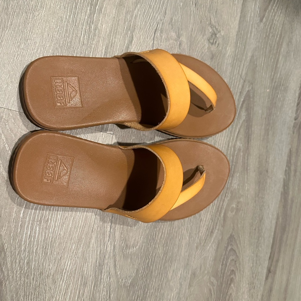 Reef leather sandals. Worn once
